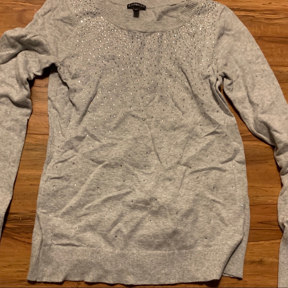 Express sweater grey